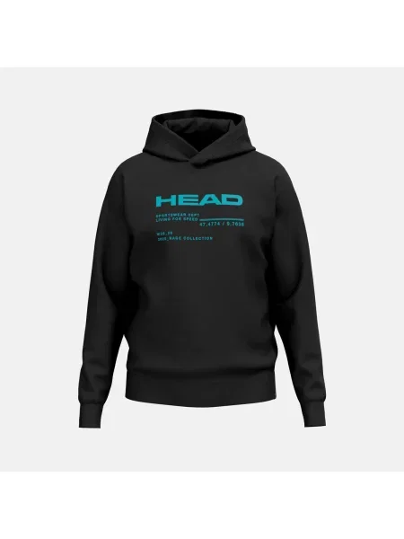 Bluza z kapturem dziecięca Head czarna