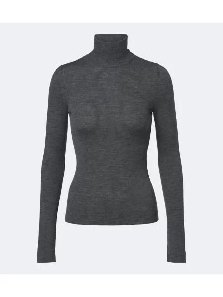 Pulover Max Mara de lână gri
