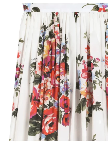 Fustă copii Dolce & Gabbana alb