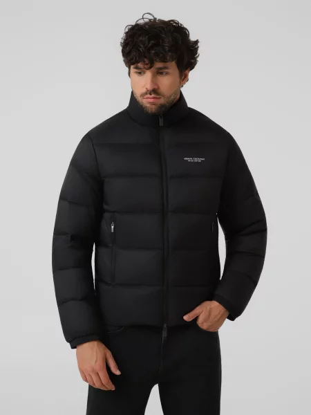 Пуховик Armani Exchange чорний