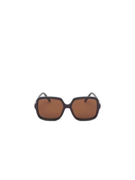 Nine West Sončna očala Temno rjava