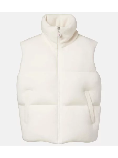 Kamizelka puchowa Perfect Moment wełniana biała
