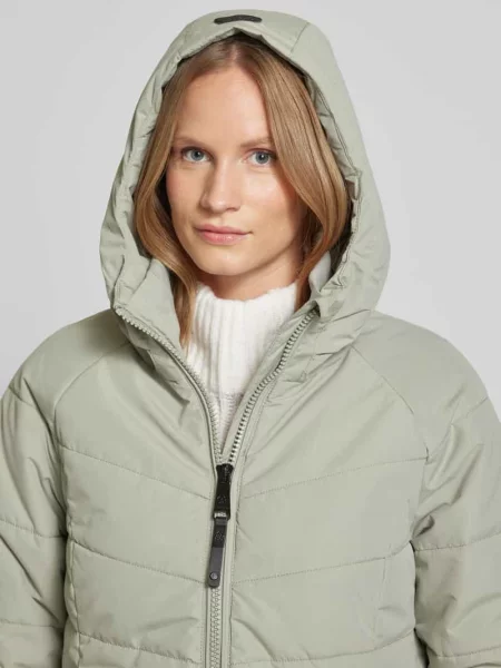 Płaszcz pikowany z dwustronnym zamkiem błyskawicznym model ‘Dizzie’ Ragwear