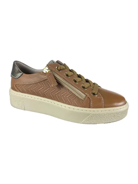Sneakersy Dl Sport casual brązowe