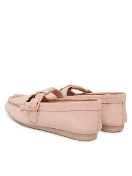 Mokasíny Clarks růžové