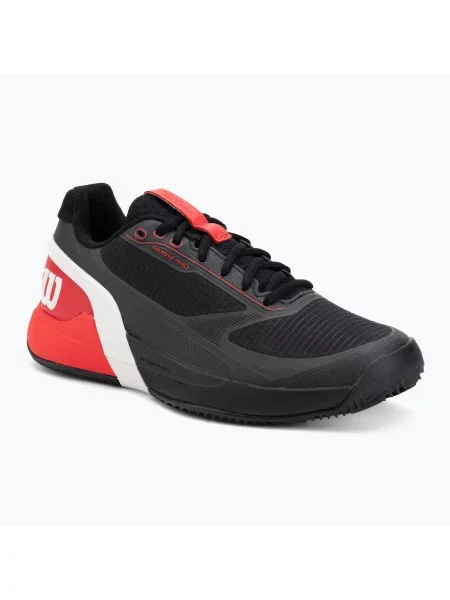 Încălțăminte de tenis pentru bărbați Wilson Rush Pro 5 Clay black/infrared/white alb