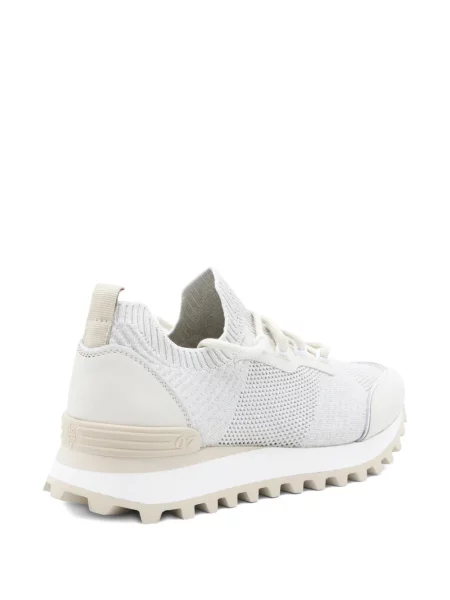 Sneakerși Eleventy cu șireturi din dantelă