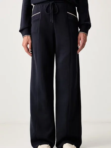 Guess Pantaloni trening Bleumarin Wide Leg