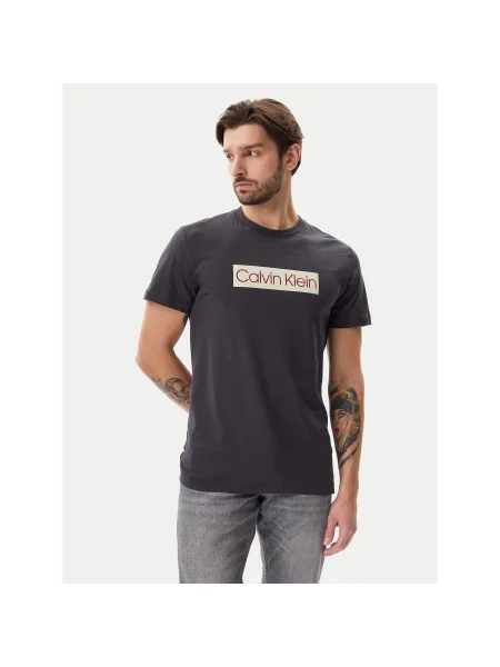 Calvin Klein Jeans Póló Regular Fit szürke