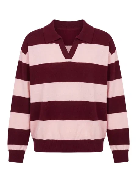 ATRE Pulover roz / burgundy roșu