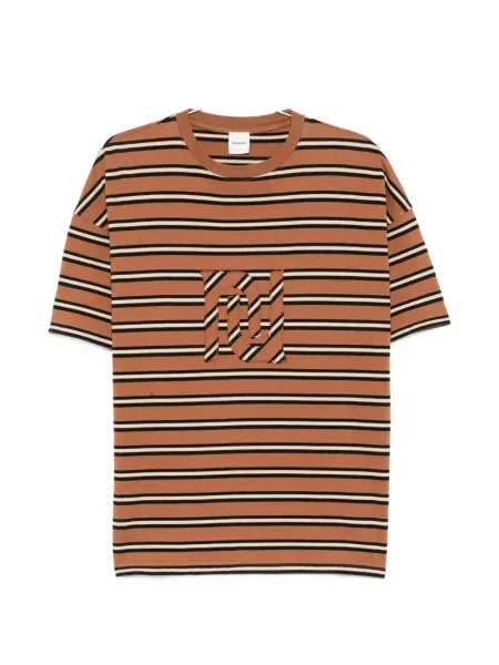 Tricou Nanushka cu dungi maro