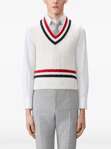 Kamizelka dziecięca Thom Browne biała