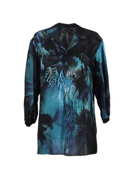Gulerat cămașă Yohji Yamamoto albastru