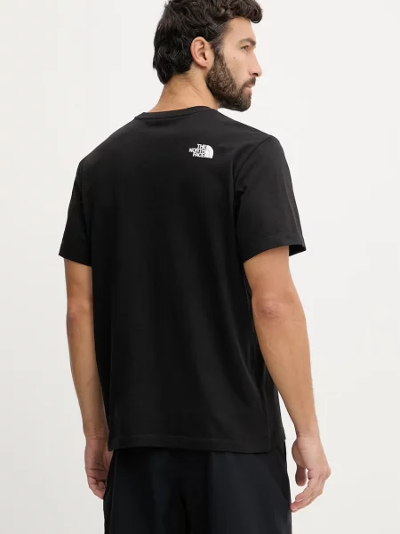Tricou The North Face Mountain Logo Relaxed Short Sleeve Tee-Graphic TNF Black L negru