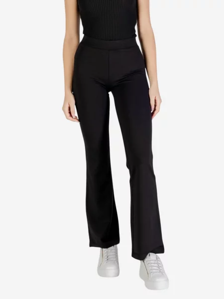 JDY Pantaloni JDYPRETTY FLARE PANT JRS NOOS negru