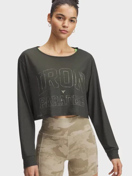 Лонгслив Under Armour зеленый