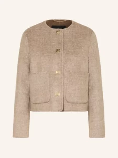S.Oliver Black Label Sako hnědá / světle hnědá černé