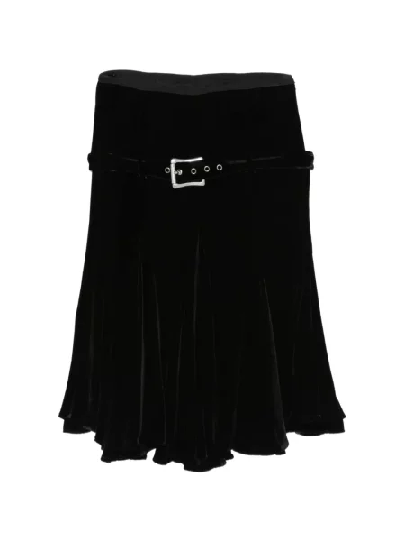 Cu centură fustă midi Ann Demeulemeester negru