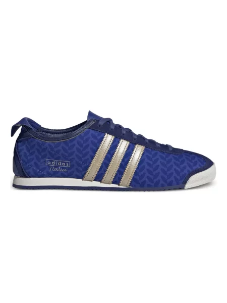 Sneakersy Adidas skórzane niebieskie