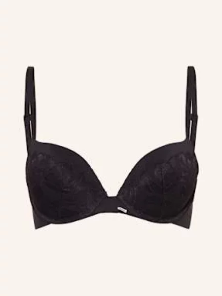 Calvin Klein Biustonosz Push-Up Perfectly Fit Lace schwarz czarny