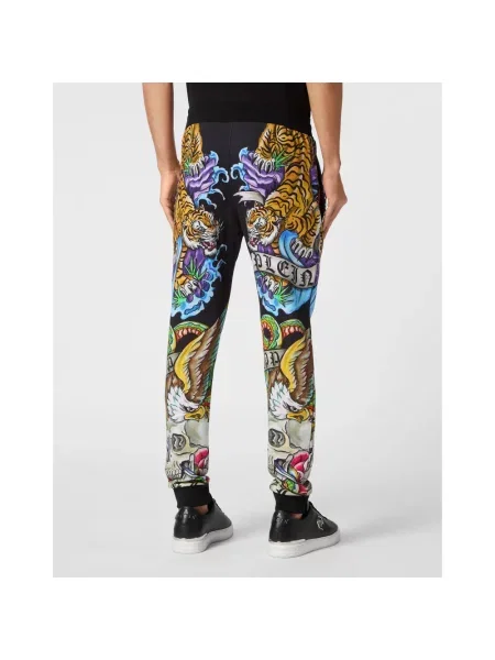 Spodnie dresowe Philipp Plein do biegania czarne
