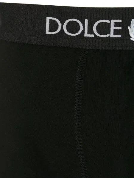 Boxerky Dolce & Gabbana s výšivkou černé