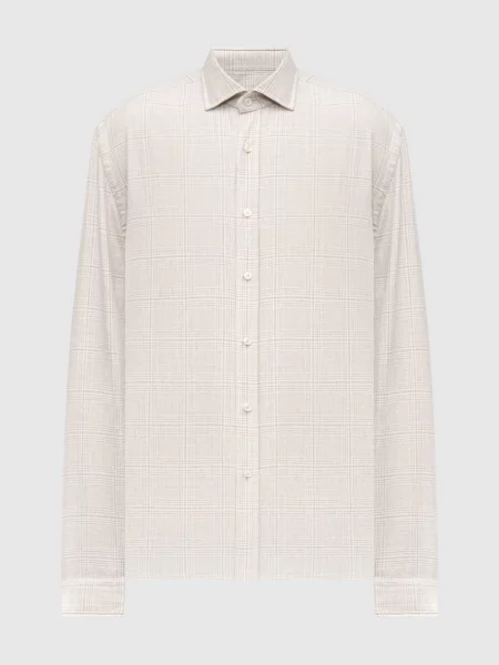 Клетчатая рубашка Cashmere&whiskey серая
