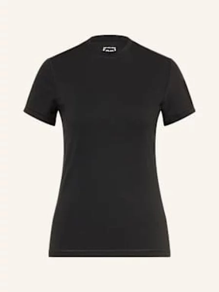 Super.Natural Koszulka Funkcyjna Lux Base Z Dodatkiem Wełny Merino schwarz czarna