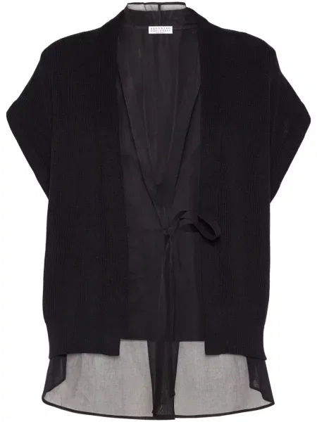 Cardigan Brunello Cucinelli negru