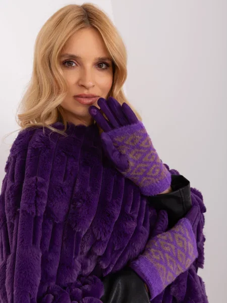 Mănuși Fashionhunters violet