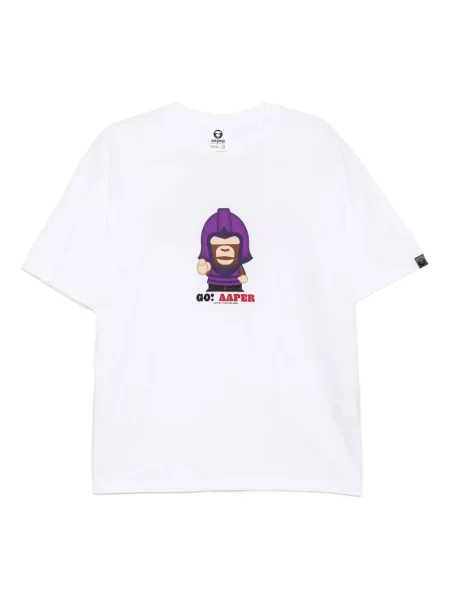 Tricou Aape By A Bathing Ape alb
