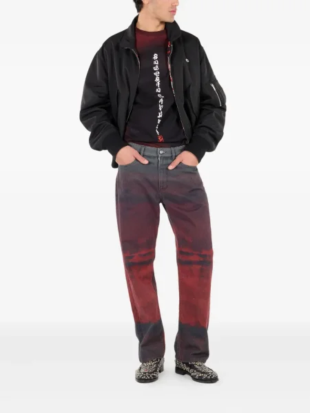 Geacă bomber Roberto Cavalli cu imagine negru