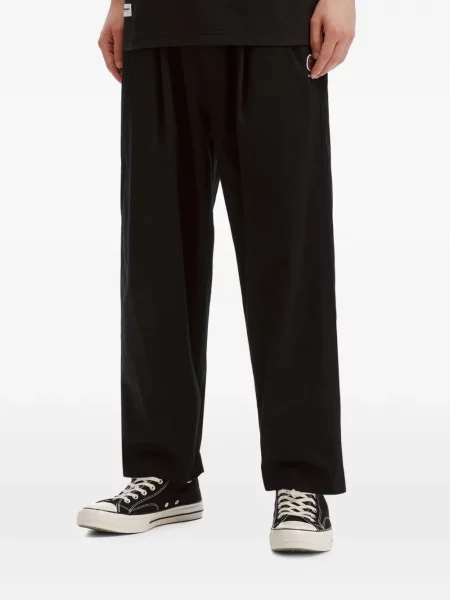 Pantaloni Fingercroxx cu autograf negru
