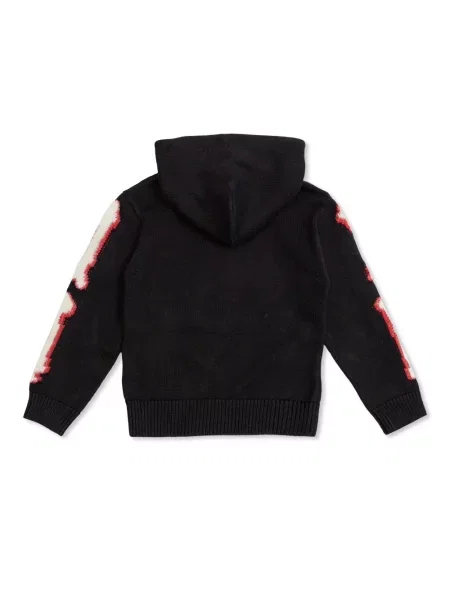 Bluza z kapturem dziecięca Amiri czarna