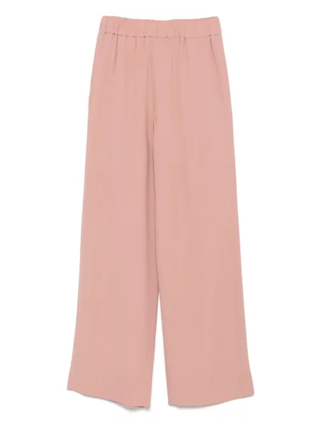 Pantaloni Incotex plisate roz