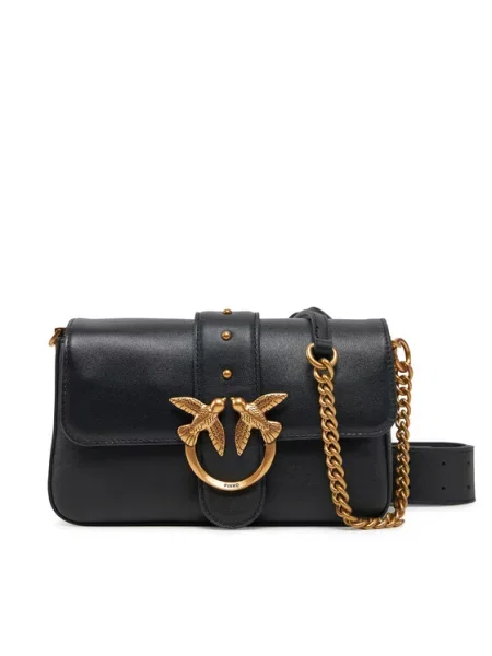 Сумка PINKO Love One Mini Slouchy Fl PE 25 PLTT чорний