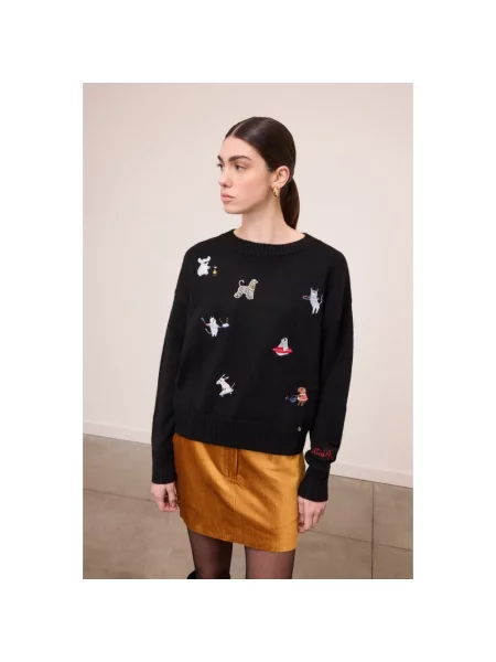 Sweter Ottodame czarny