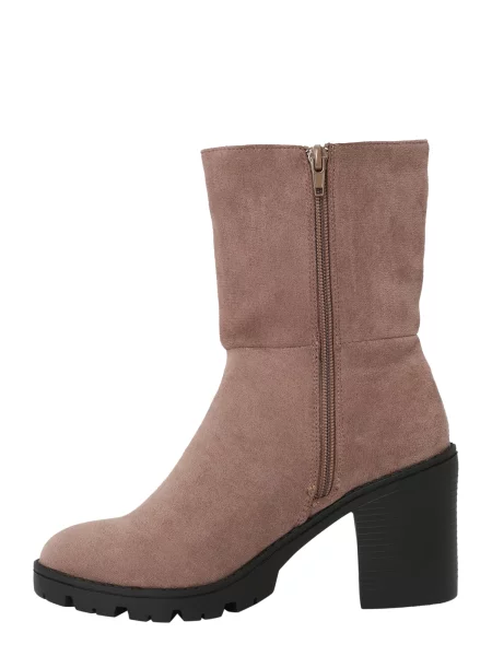 ABOUT YOU Botine Penelope deschis maro