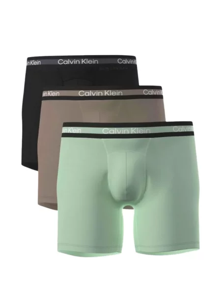 Boxeri Calvin Klein Underwear cu autograf negru