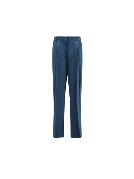 Spodnie Dries Van Noten niebieskie