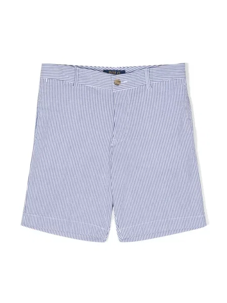 Bermudy dziecięce Polo Ralph Lauren niebieskie