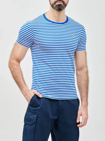 Футболка Polo Ralph Lauren блакитна