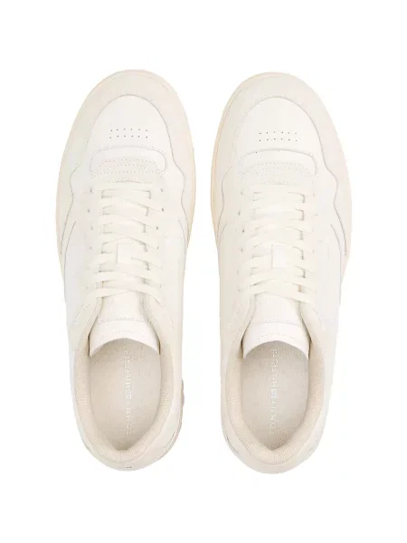 Boty Tommy Hilfiger Basket Better Mix Lth ivory petal béžové