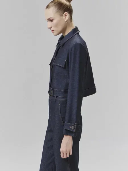 Яке Answear Lab преходен модел синьо