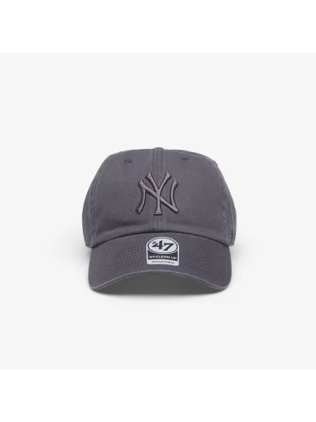Czapka Brand MLB Clean Up Tonal New York Yankees Cap Dark Grey Universal szara