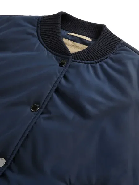 Geacă bomber Woolrich tricotate albastru