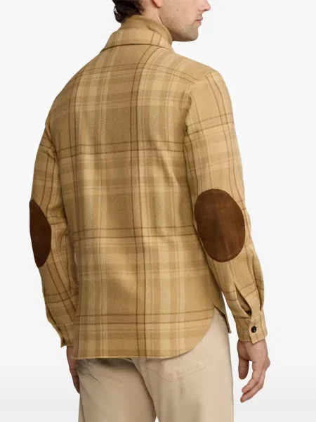 Cămașă Ralph Lauren Purple Label în carouri violet
