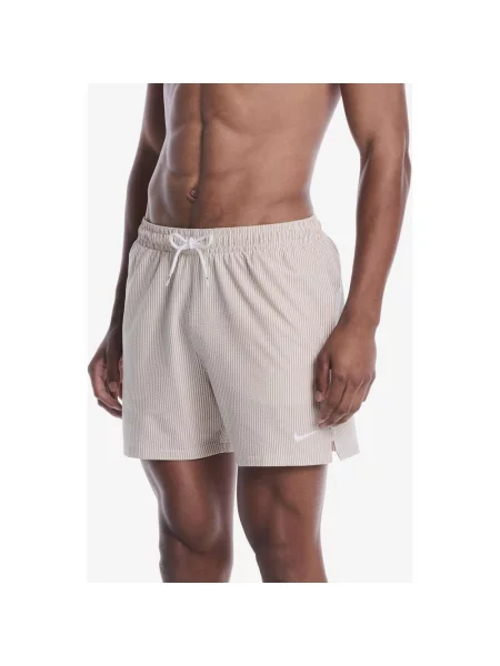 Kąpielówki Nike Swim Breaker Ripple Volley S białe