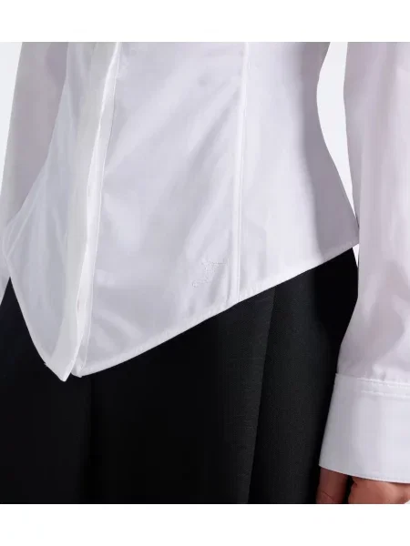 Cămașă Jacquemus din poplin alb