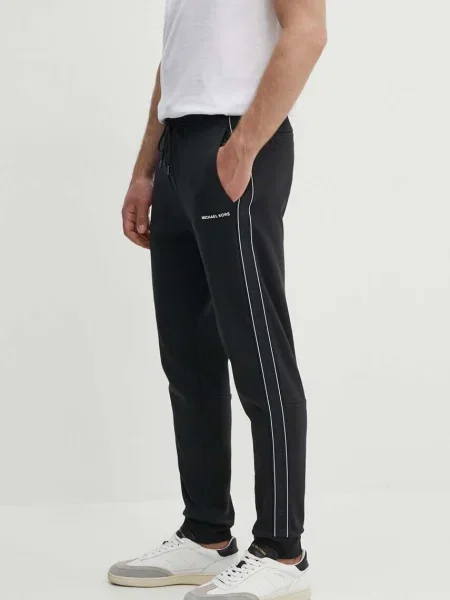 Tepláky Michael Kors s aplikací černá